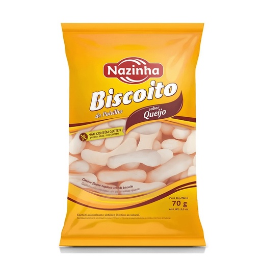 [5695] Biscoito De Polvilho Nazinha Queijo 70G