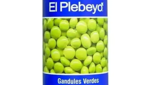 [40085] El Plebeyo Gandules Verdes 800g