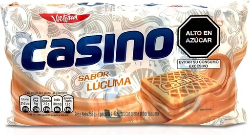 [7750243052757] Galletas Casino De  Lucma 258g x6 Paquetes