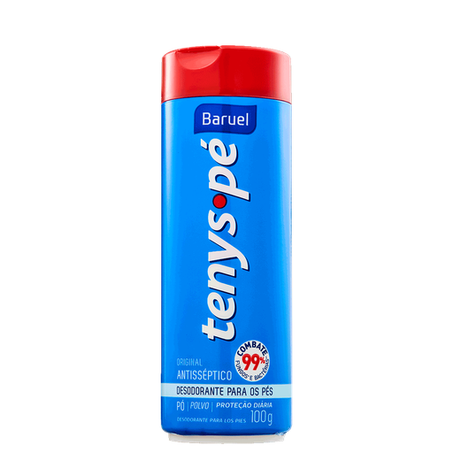 [60052] Talco Desodorante Para Pies Tenys Pé Baruel Original - 100G