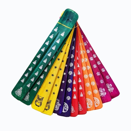 [72986] Tabla Incienso  Madera De Colores