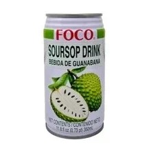 [3534] ​FOCO Bebida de Guanábana 350 ml – Refresco Tropical con 25% de Pulpa de Fruta