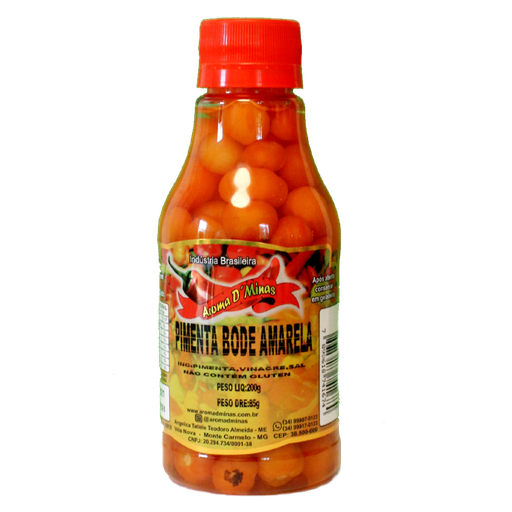[1674] Pimenta Bode Amarela Aroma D'Minas 200g