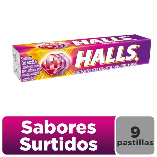 [27199] Halls Fruit Mix 25.2G