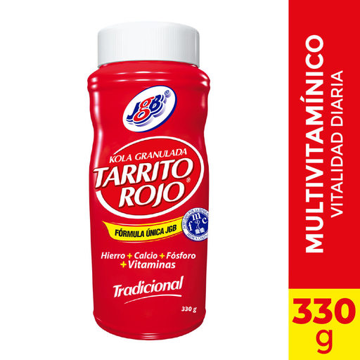 [3499] Kola Granulada Tarrito Rojo Tradicional Formula Unica JGB 330g