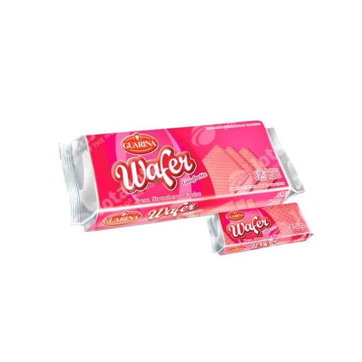 [04332] Galletas Wafer Guarina Fresa Disp 10 Und