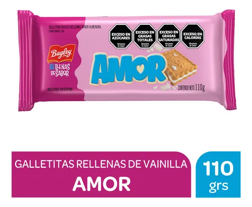 [29208] Galletas Amor 108g Bagley