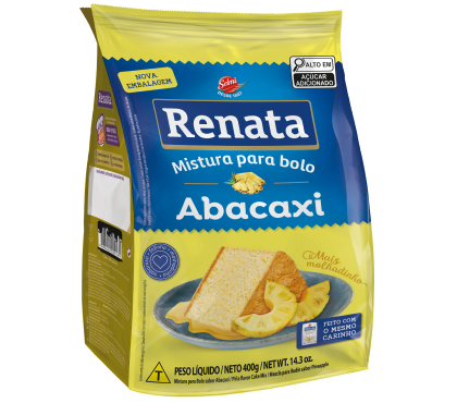 [4808] Renata Mistura Para Bolo Abacaxi 400g Nova Embalagem