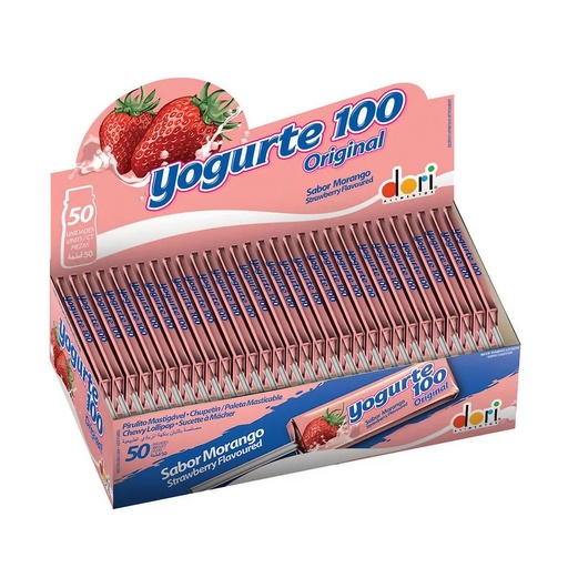 [5529] Pirulito Mastigavel DORI Logurte 560gr