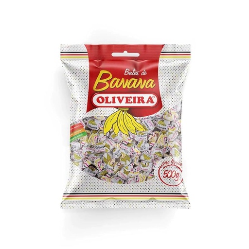 [OLI009] Bala De Banana OLIVEIRA 500Gr