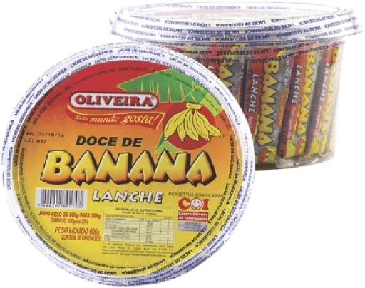 [OLI003] Doce De Banana De Lanche OLIVEIRA 600Gr