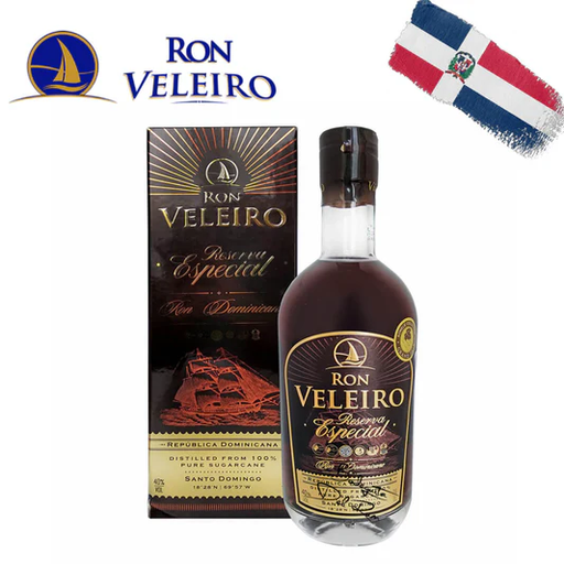 [PRO00012] Ron Veleiro Reserva Especial 70ml (Republica Dominicana)