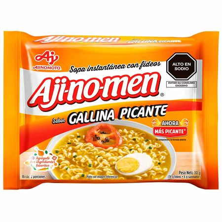 [02691] Sopa Instantania Aji No Men  Gallina Picante 80g