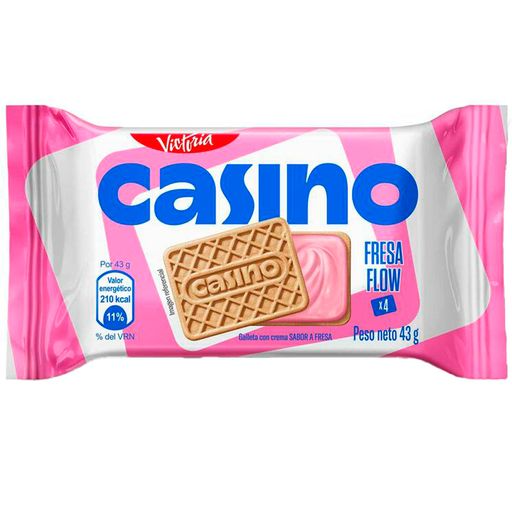 [52672] Galletas Casino Fresa 43G