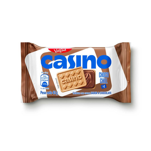 [52665] Galletas Casino Choco Chill 43G