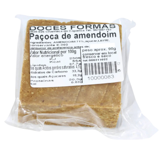 [00083] Pacoca De Amendoim Doces Formas 90G