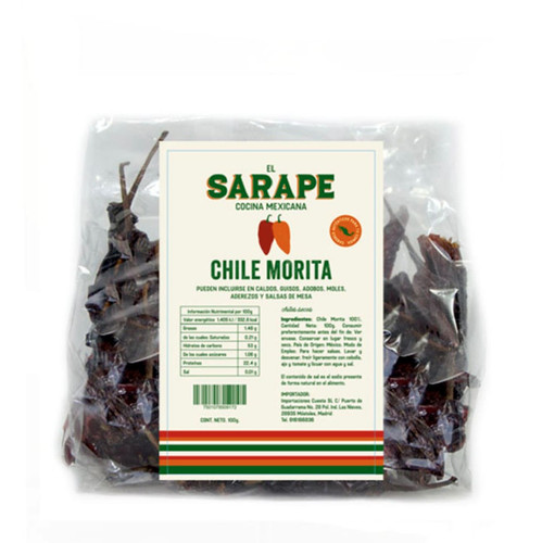 [09028] El Sarape Cocina Mexicana Chile Ancho 100G