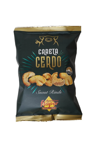 [04905] Chicharron Careta Cerdo Snout Rinds Flaper 75G