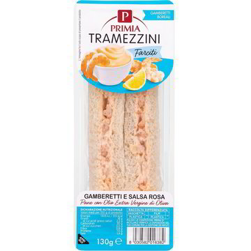 [16382] Tramezzini Gamberetti E Salsa Rosa 130 Gprimia 