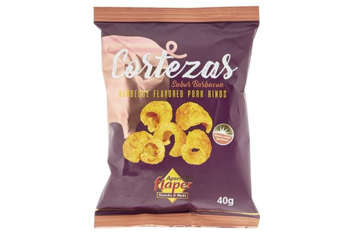 [58515] Chicharron Cortezas Sabor Barbacoa 40G Aperitivos Flaper