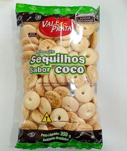 Biscoito Sequilhos Coco Vale do Prata 350g