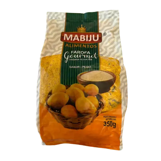 Mabiju Farofa Pronta De Mandioca Pequi 350g