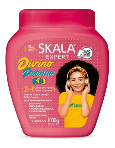 Creme Condicionador Divino Potinho Kids 1000g Skala