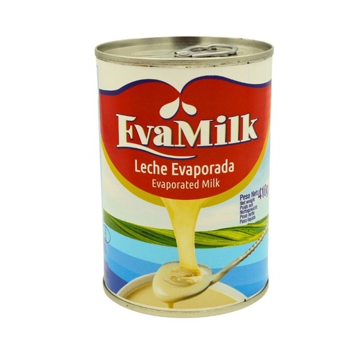 Leche Evaporada Evamilk Lata 410ml