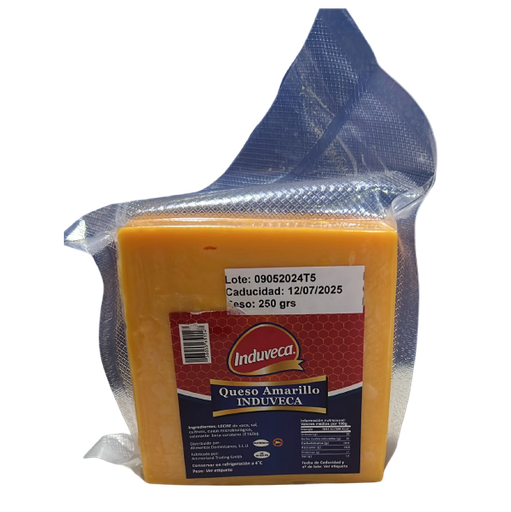 Queso Amarillo 250g Induveca