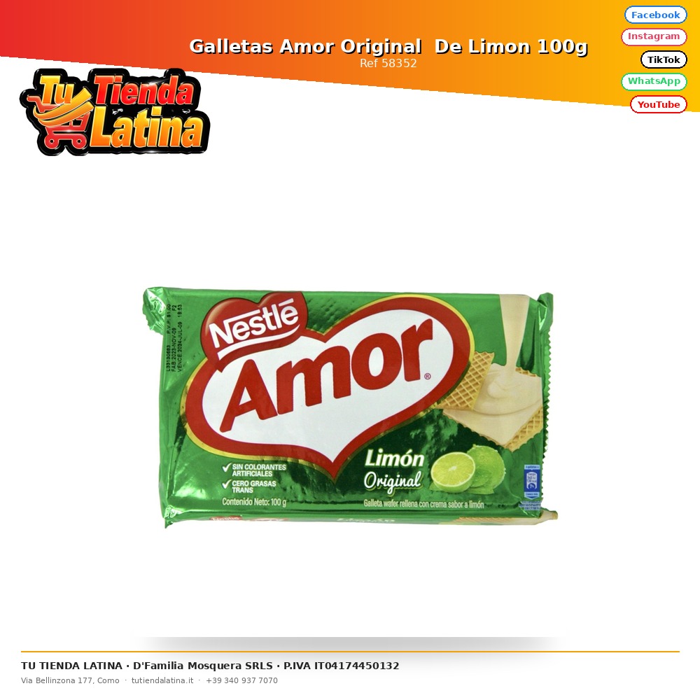 Original Lemon Love Cookies 100g