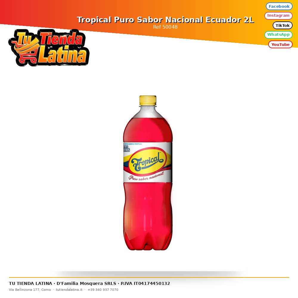 Tropical Puro Sabor Nacional Ecuador 2L
