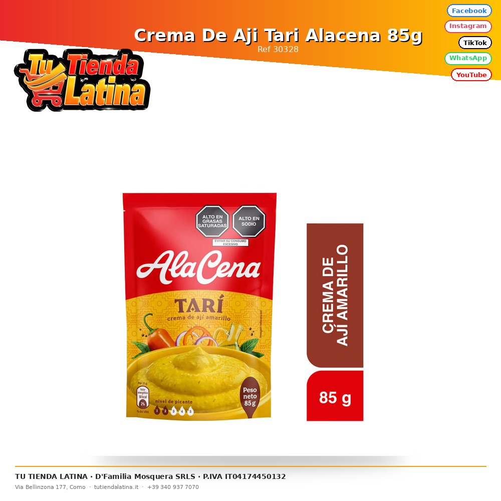 Crema De Aji Tari Alacena 85g