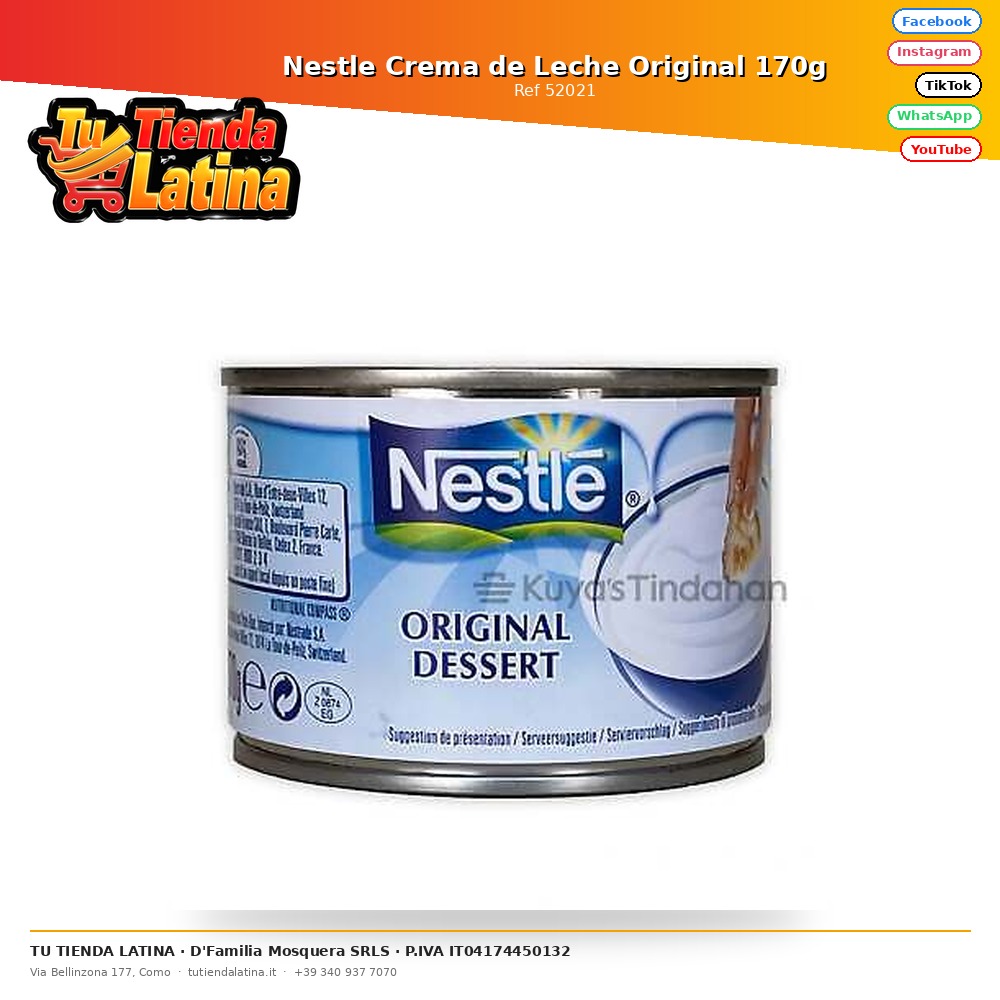 Nestle Crema de Leche Original 170g