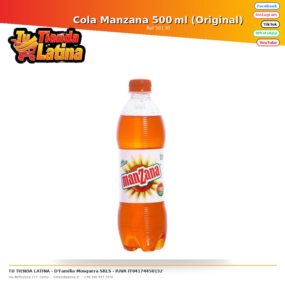 Cola Manzana 500 ml (Original)