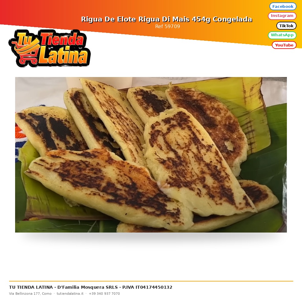 Mais Rigua Rigua Di Mais Congelato 454g