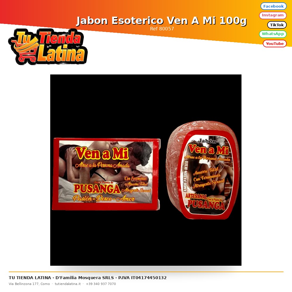 Sapone Esoterico Vieni Da Me 100g