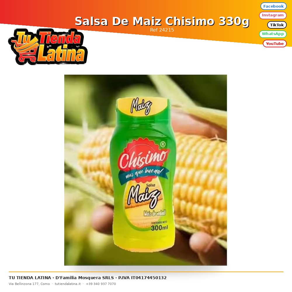 Chisimo Corn Sauce 330g