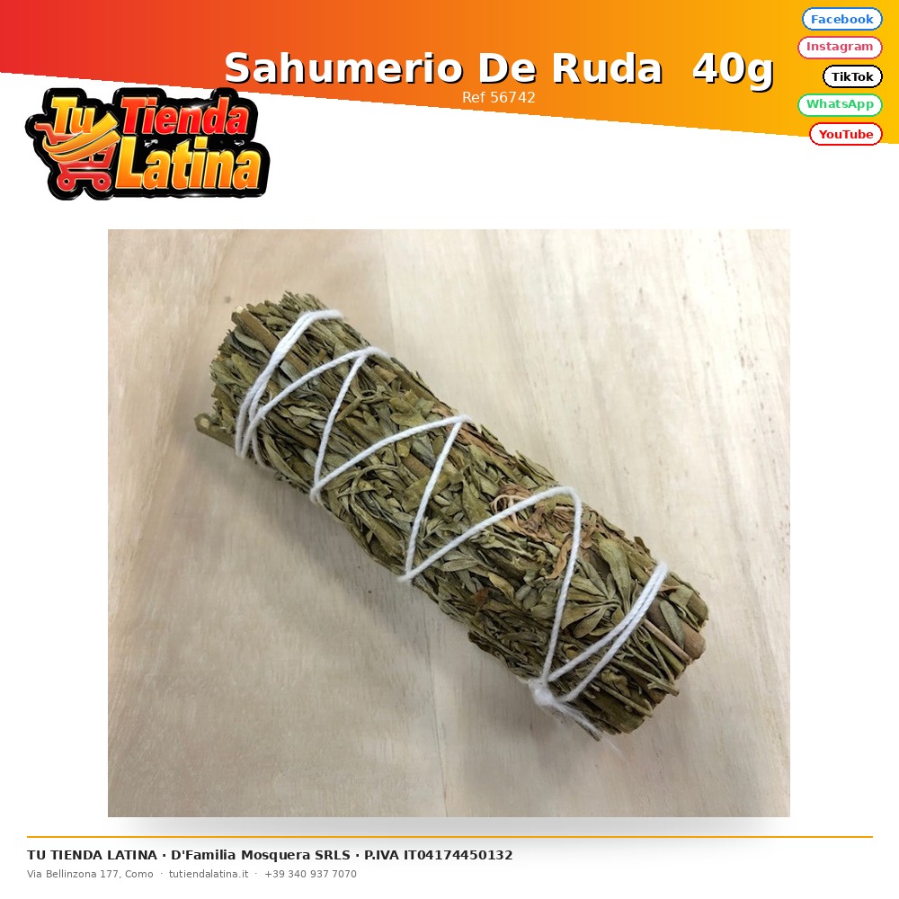 Sahumerio De Ruda  40g