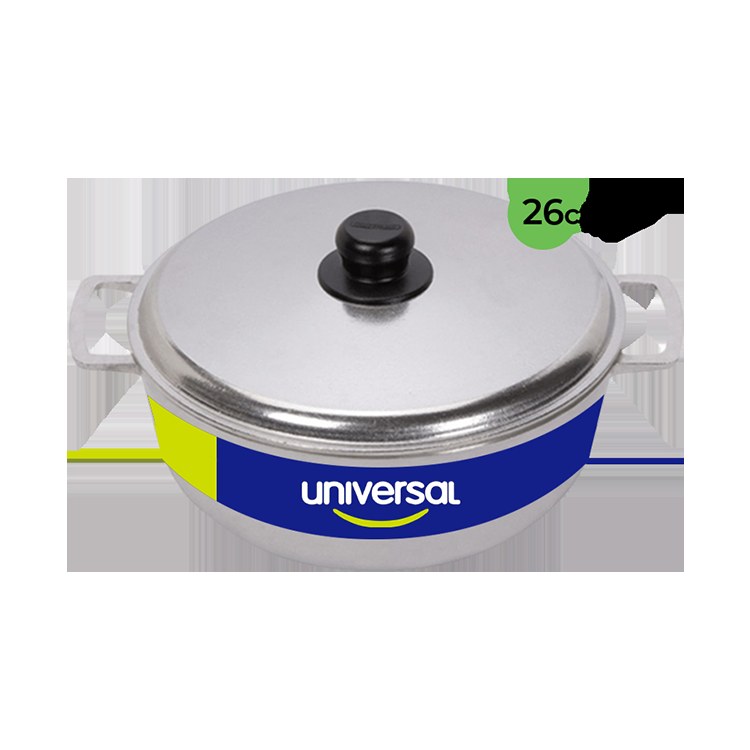 Caldero Fundido Aluminio 26cm Universal