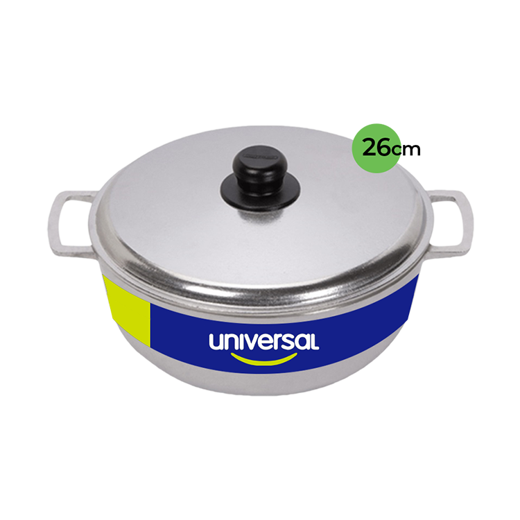 Cast Aluminum Cauldron 26cm Universal