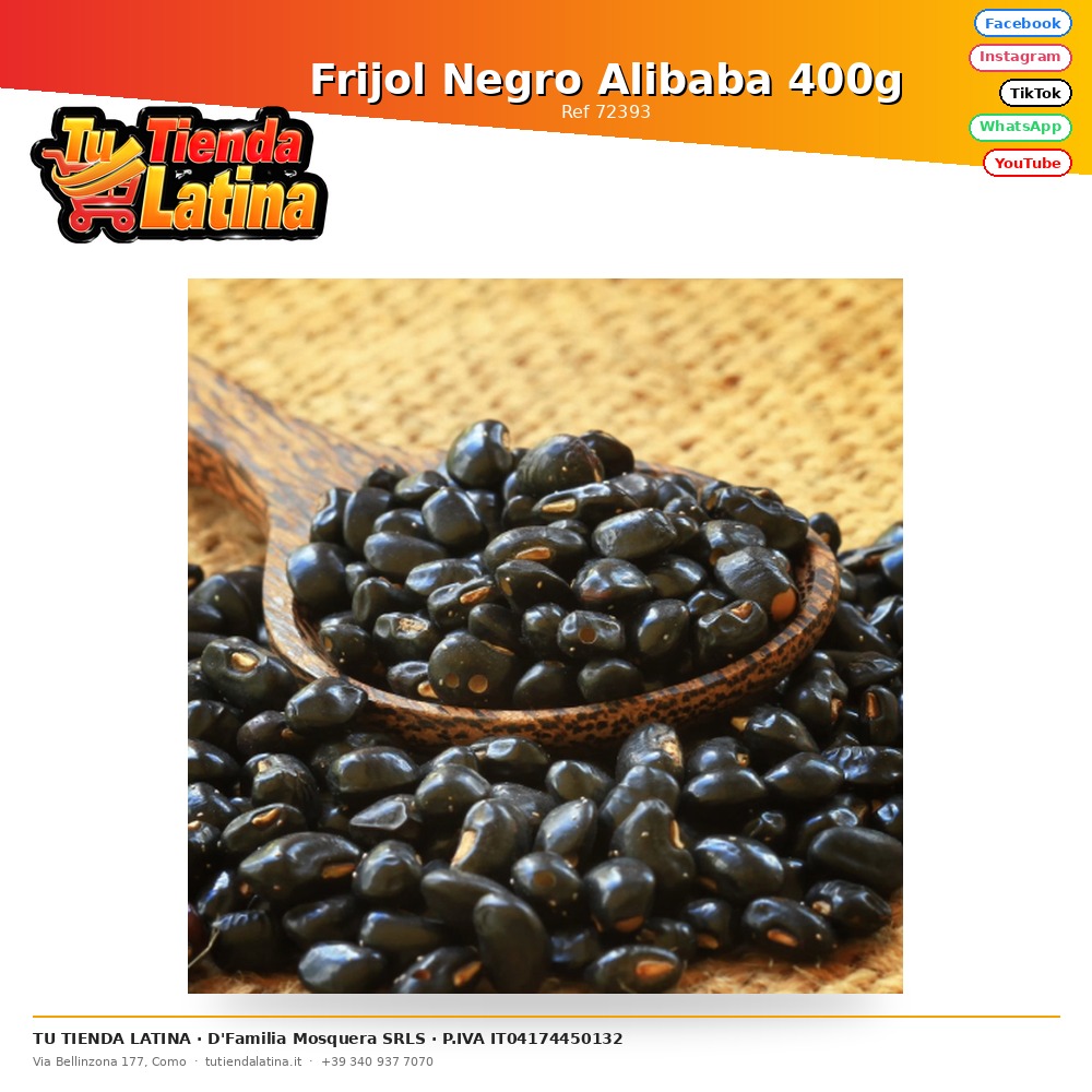 Frijol Negro Alibaba 400g