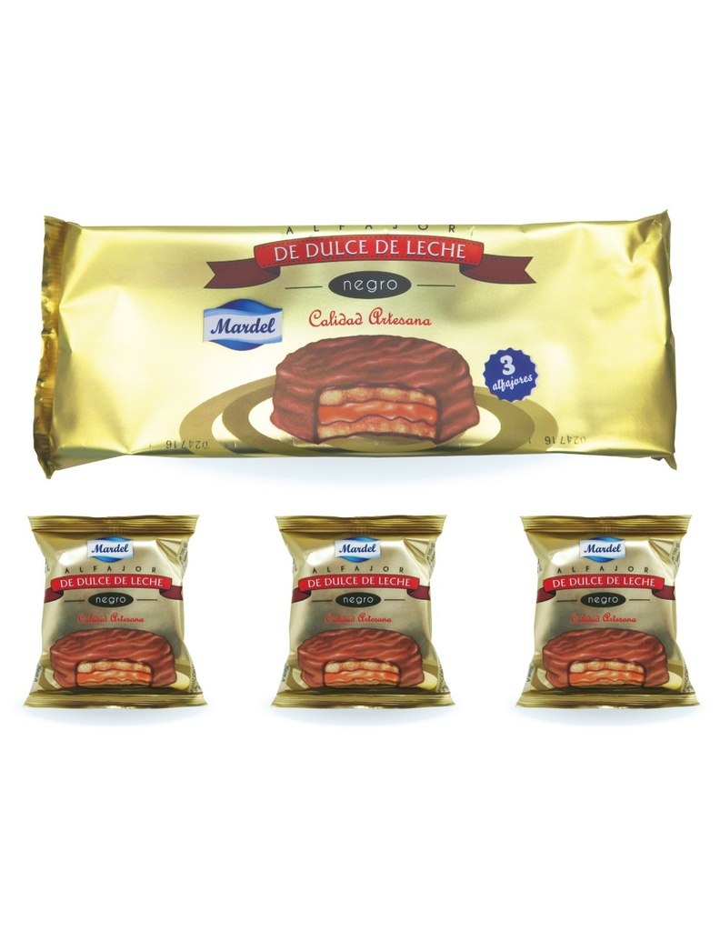 Dulce De Leche Negro Alfajores 50g