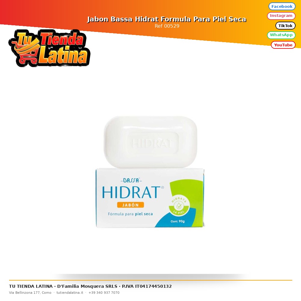 Jabon Bassa Hidrat Formula Para Piel Seca