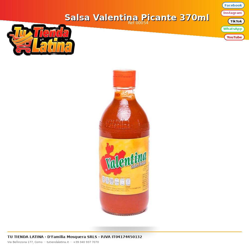 Salsa Valentina Picante 370ml 