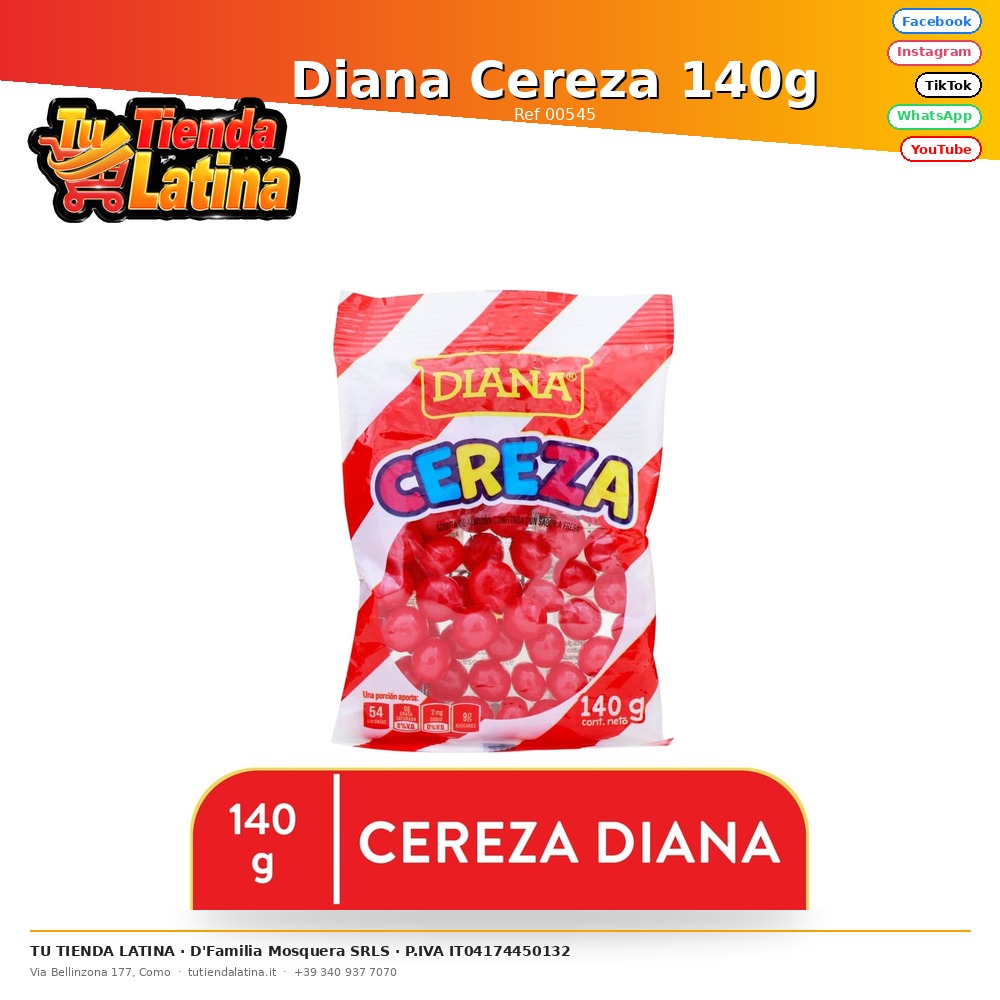 Diana Cereza 140g