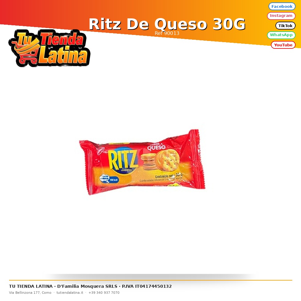 Ritz De Queso 30G