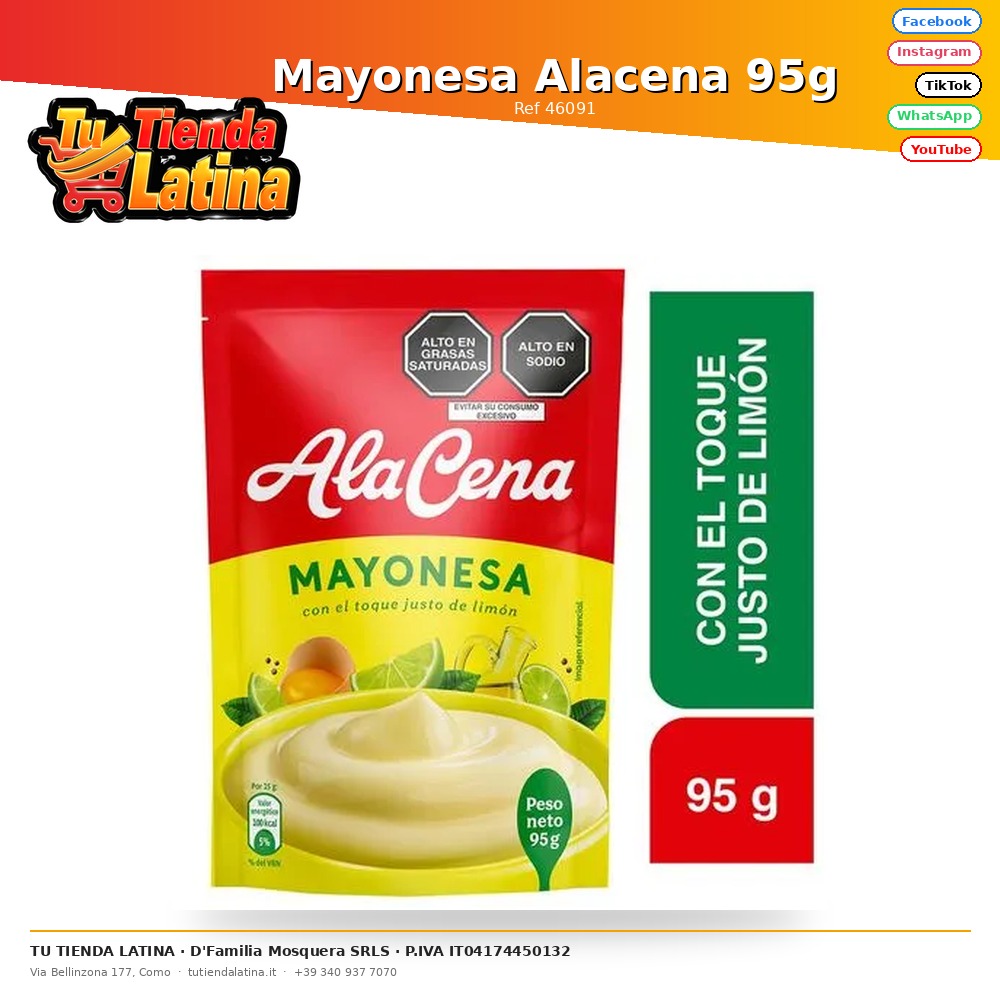 Mayonesa Alacena 95g