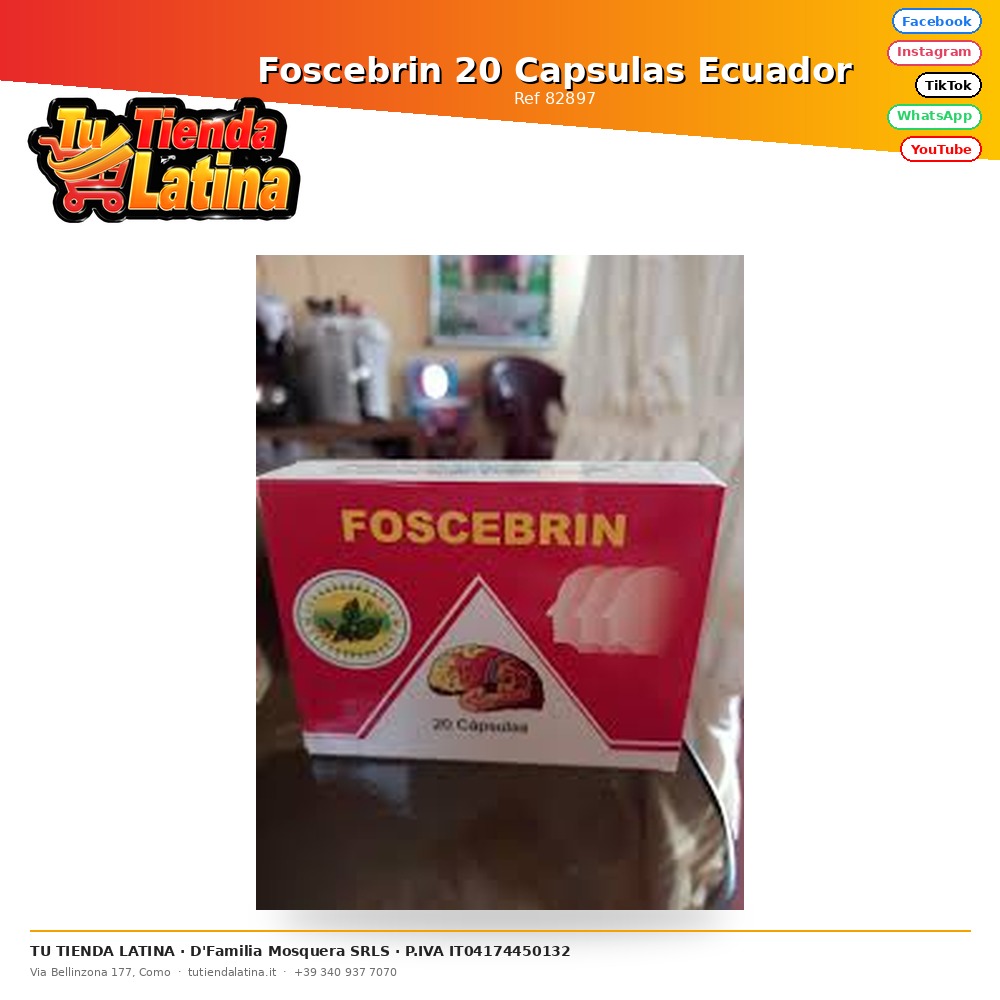 Foscebrin 20 Capsulas Ecuador