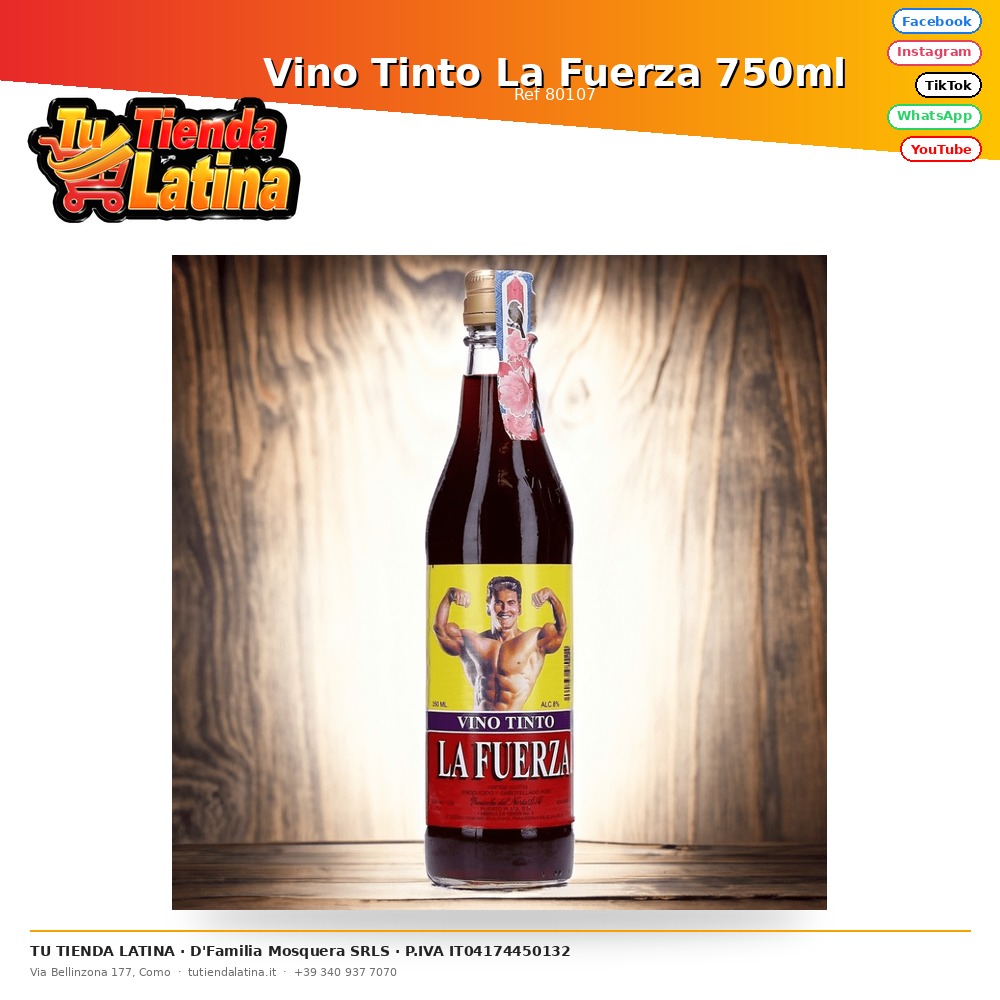 La Fuerza Red Wine 750ml