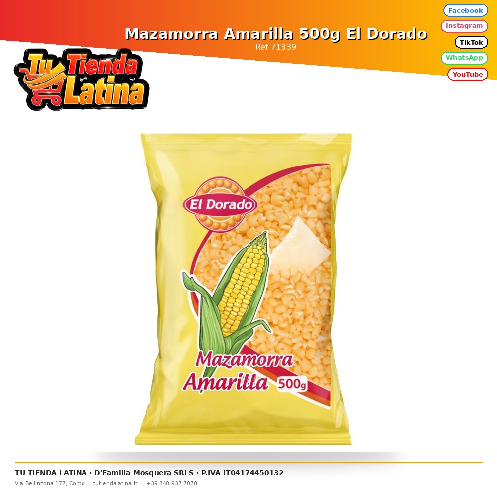 Mazamorra Gialla 500g El Dorado